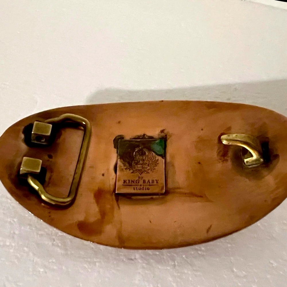 VTG/RARE | King Baby Studio Brass/Copper Belt | - Picture 6 of 10